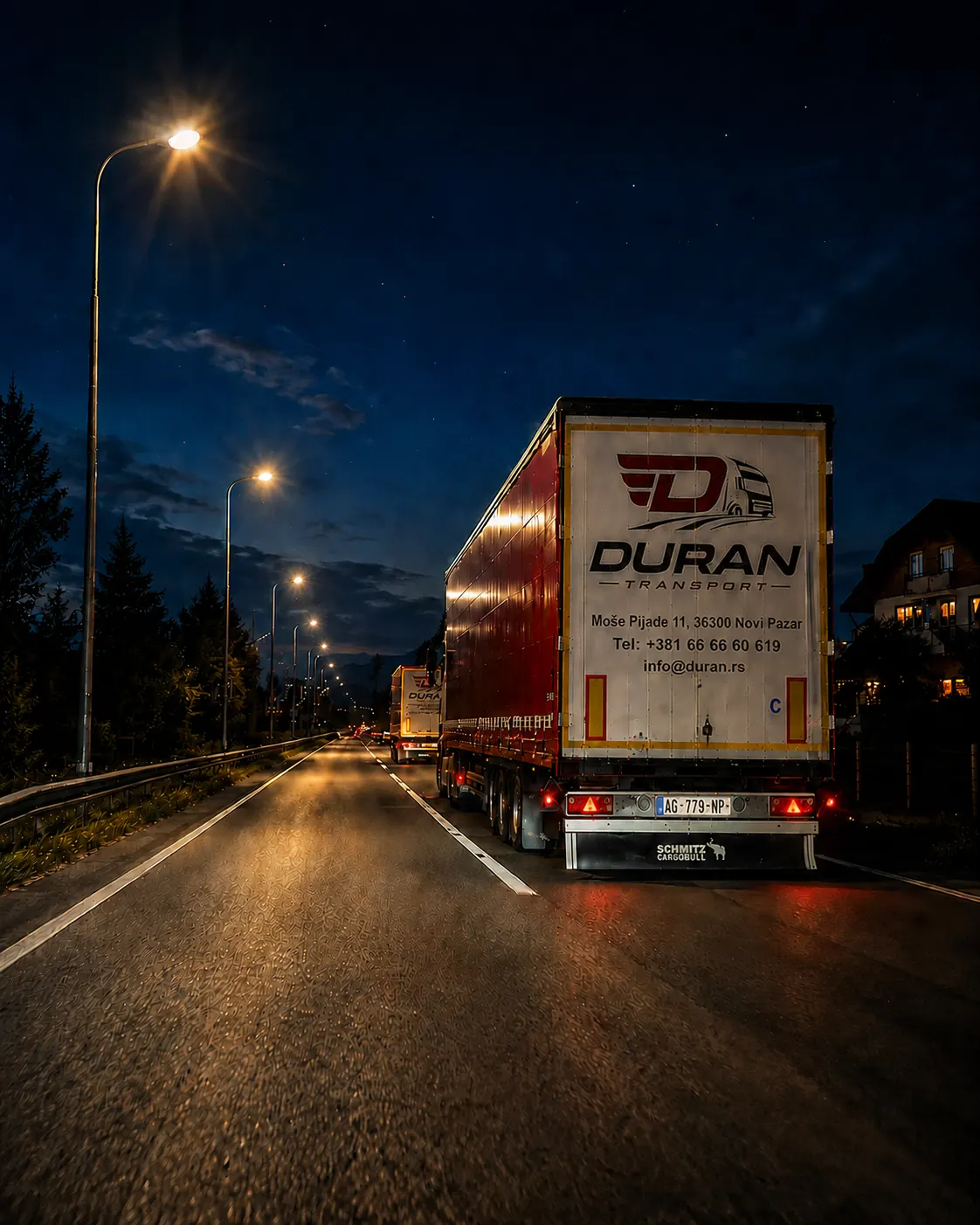 Duran Transport kamion — profesionalna flota spremna za evropske rute